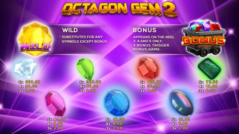 รีวิวเกมค่าย Joker : Octagon Gem 2 อัญมณี 8 แฉก 2