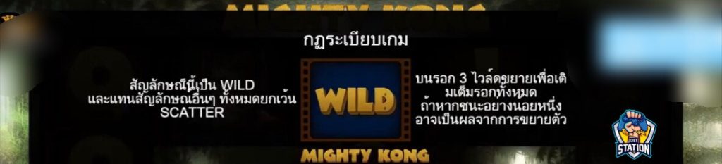 รีวิวเกมสล็อต PP : Mighty Kong คิงคอง