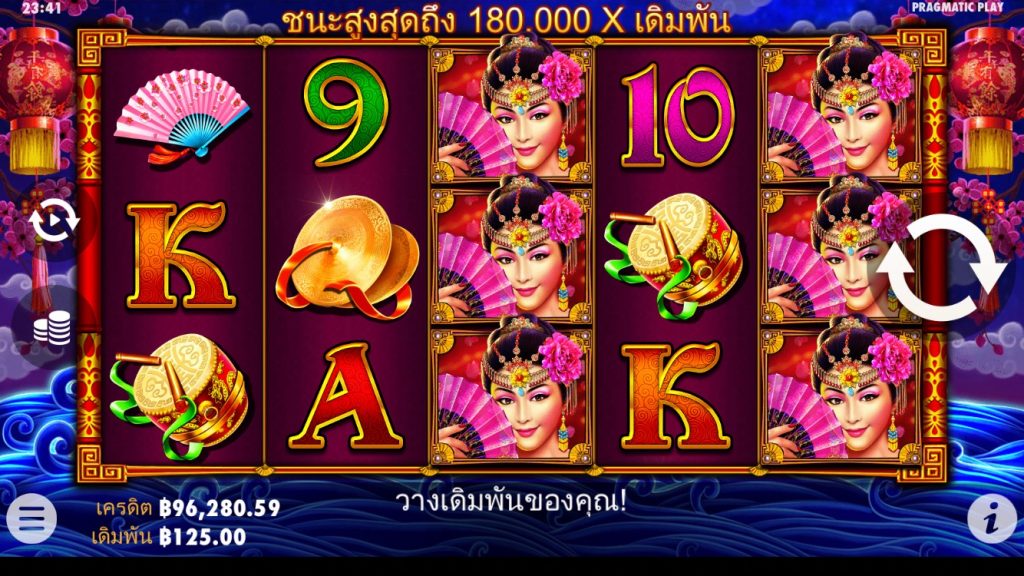 รีวิวเกมสล็อต PP : Peking Luck สาวสวยปักกิ่ง