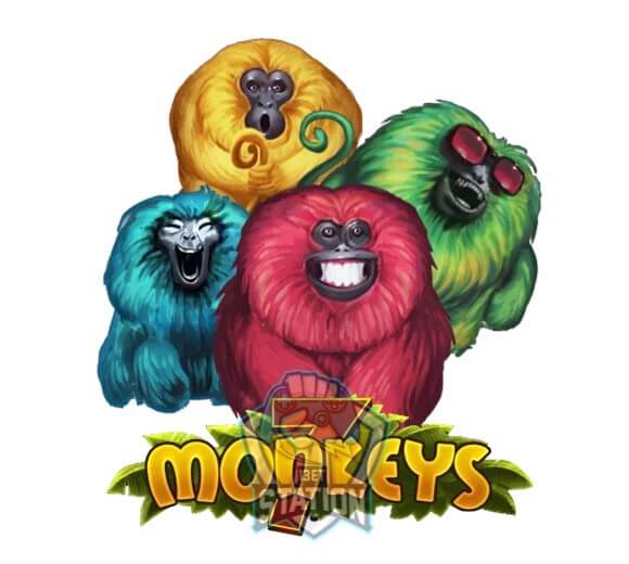 รีวิวเกมสล็อต PP : 7 Monkeys ลิงเจ็ดสี