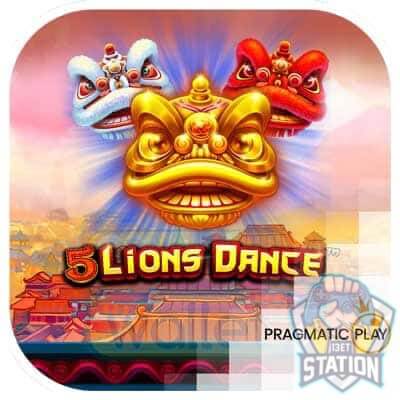 รีวิวเกมสล็อต Pragmatic Play : 5 Lions Dance 5 เชิดสิงโต